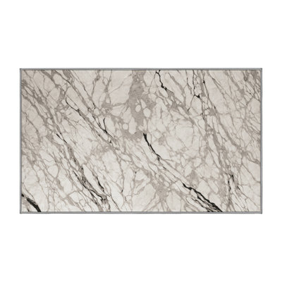 Machine Washable Grey Area Rug
