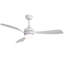 Ventilateur de plafond moderne de 52 po avec lumière DEL et moteur à télécommande DC Damecia-246637123