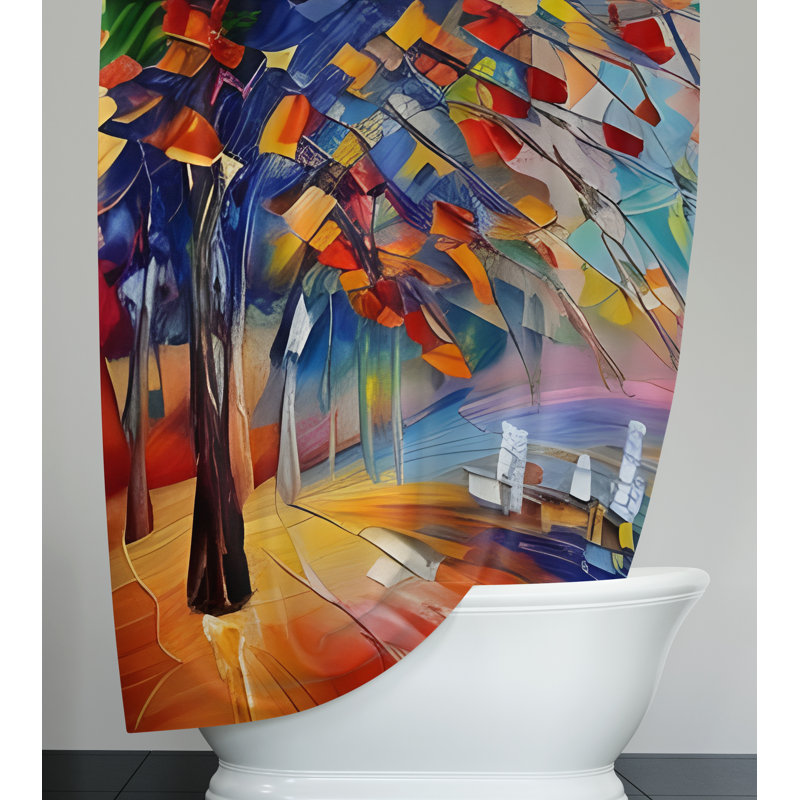 Rideau de douche Alixandria, H 93 po x l 70 po