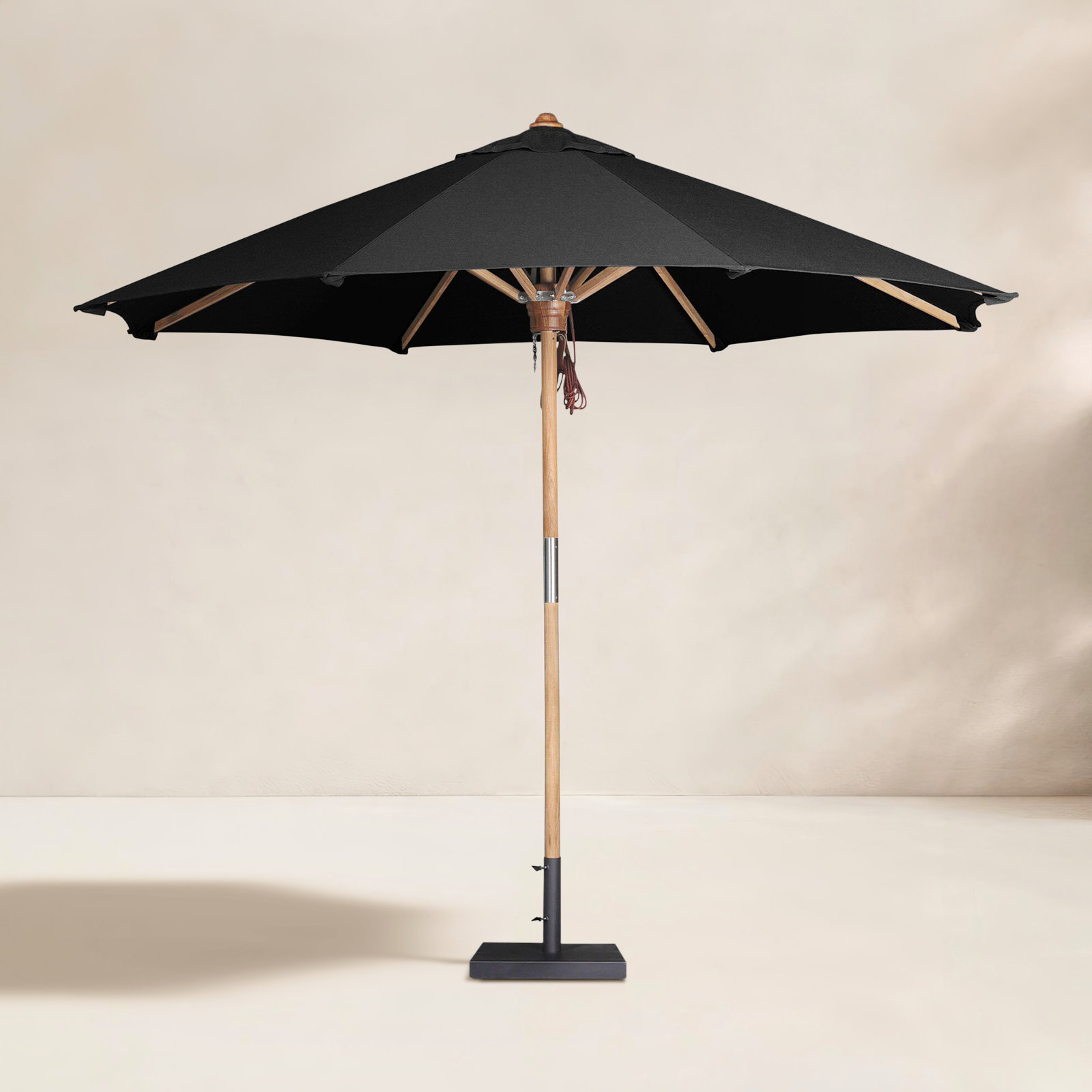 Nadira 9.8' Umbrella, Black