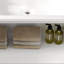 Meuble-lavabo mural 36 po avec lavabo en céramique et portes à fermeture en douceur 36 po