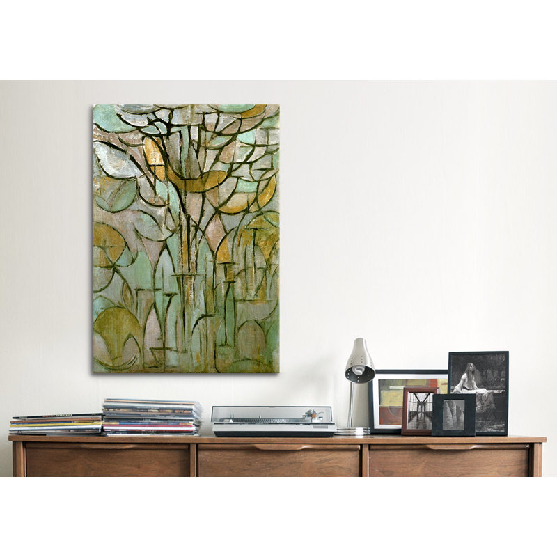 « Tree, 1912 » par Piet Mondrian - impression, Toile, H 12 po x l 8 po x P 0,75 po