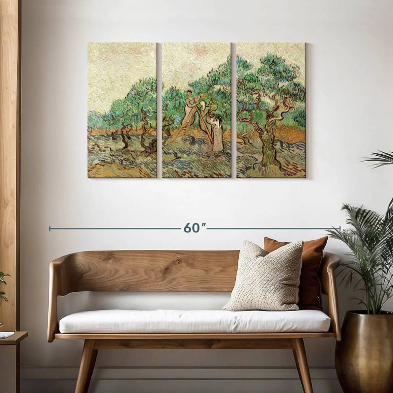Senne The Olive Orchard, H 28 po x l 45 po