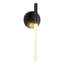 Jeanie 18-in Matte Black dimmable LED Wall Sconce