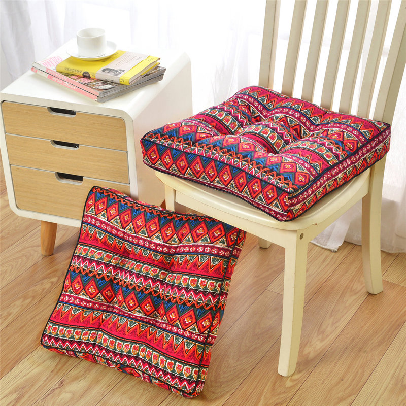 Outdoor 3.93'' Rocking Chair Seat Cushion, Red
