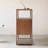 Modern Walnut Solid Wood Dining Hutch