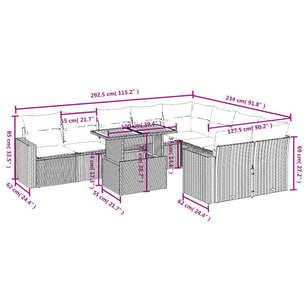 Dimensions du produit