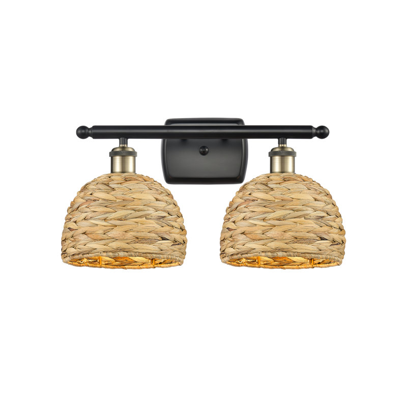 Balf 2 - Light Dimmable Vanity Light, Black Antique Brass