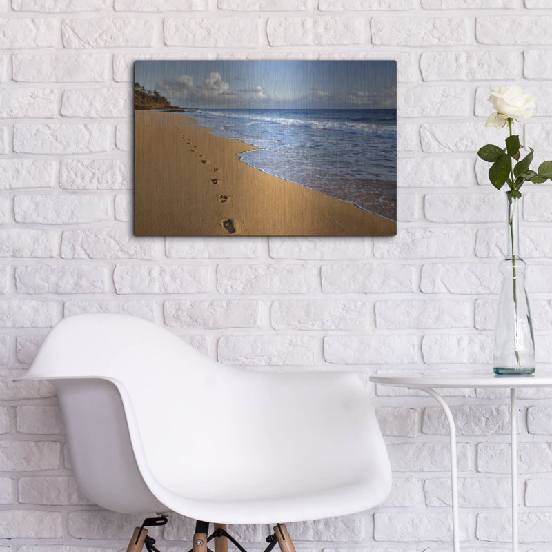 «Footprints» par Dennis Frates, H 16 po x l 24 po