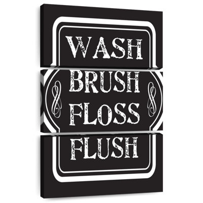 Tergel Wash Brush Floss Flush