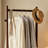 Black Walnut Mobile Hallway Coat Rack