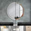 Huldar Glass Flat Wall Mirror