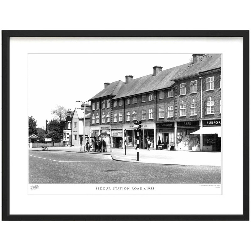 Sidcup, Station Road C1955 by Francis Frith - Single Picture Frame Print, 60cm H x 80cm W x 2.3cm D