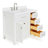 Abbate 36" Single Bathroom Vanity with White Quartz Top