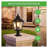 21" Vintage Outdoor Post Lantern Light - Weather-Resistant Black Aluminum Pillar Lamp for Driveway & Garden Pathway