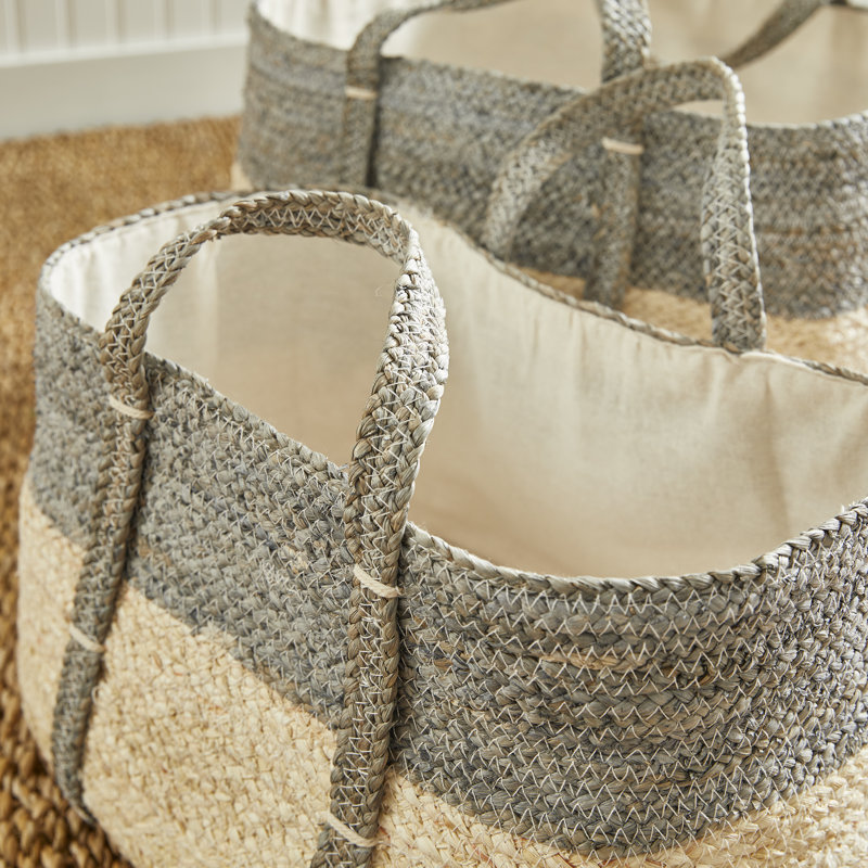 Ensemble de 2 paniers en tissu Jumelle