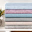 Ensemble de draps en flanelle de coton deux tons Superior-375537656-375537657