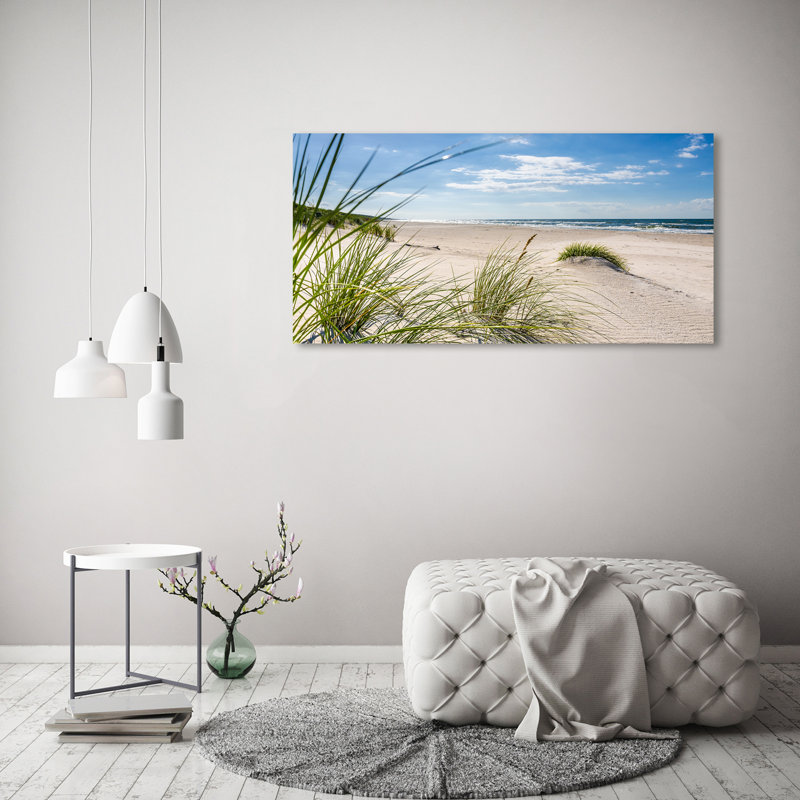 Mrzeżyno Beach - Wrapped Canvas Print
