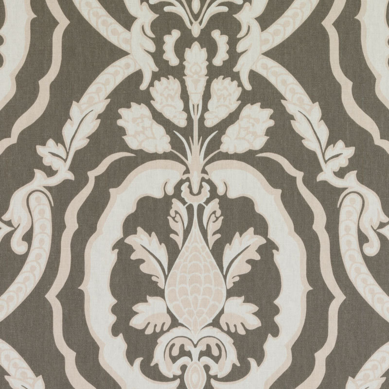 Tobi Fairley Prints and Wovens Kathryn Fabric, Putty