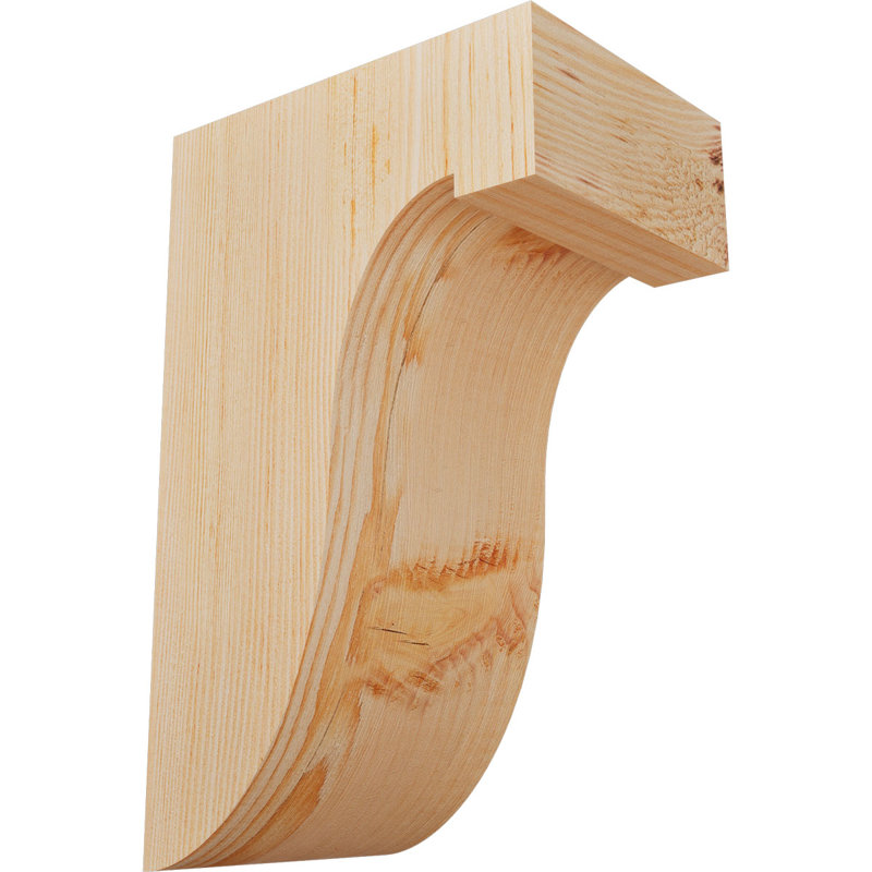 Del Monte Corbel, H 12 po x l 5,5 po x P 8 po, Sapin de Douglas, Lisse