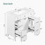 Meuble-lavabo simple autoportant de 18 po avec plateau en céramique Kodie