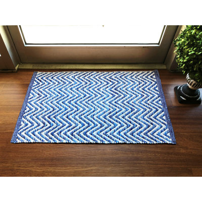Non-Slip Chevron Indoor Doormat