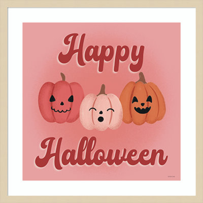 «Hometown Halloween XV» par Softshell Studio, impression sur bois encadrée