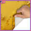 Tapis de bain en papier jaune-700271179