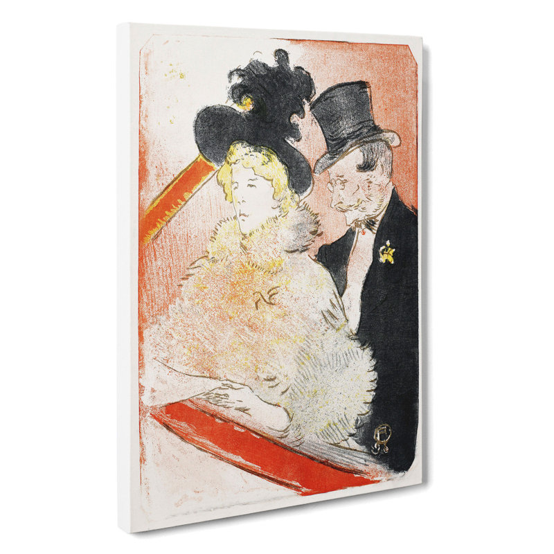 The Concert Vol.2 by Henri De Toulouse-Lautrec - Wrapped Canvas Painting, 60cm H x 40cm W x 3cm D