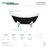 Kingston Brass Aqua Eden 72-Inch Cast Iron Oval Double Slipper Clawfoot Tub (7-Inch Faucet Drillings)-34130786