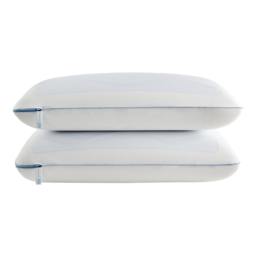 Sealy Dreamlife Memory Foam Gel Medium Firm Pillow, Standard - Dual Pack (Set of 2) Sealy