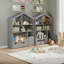 Bibliothèque pour enfants, rangement pour jouets, bibliothèque pour enfants en bois avec capteur de mouvement, bibliothèque pour maison de poupée