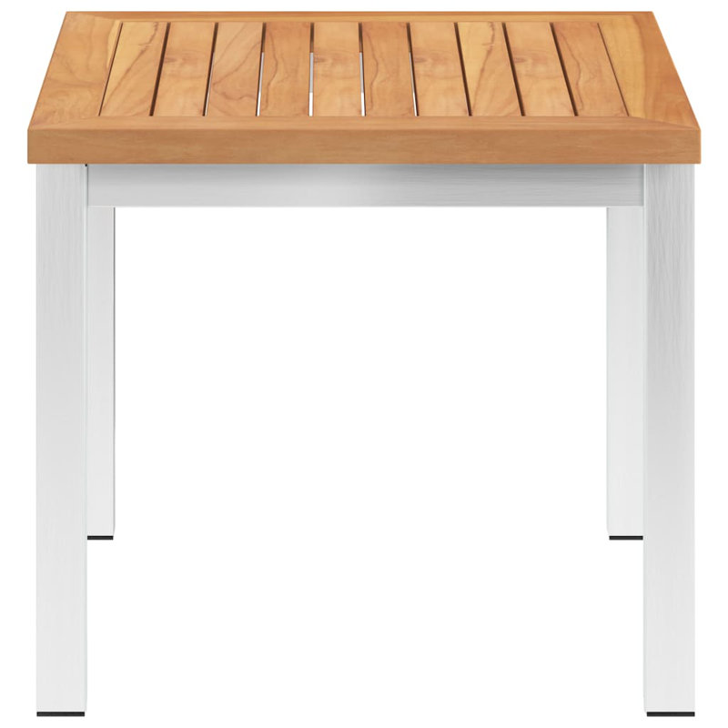 Hoosier Square Wood Outdoor Side Table , 45cm cm W 45cm cm D