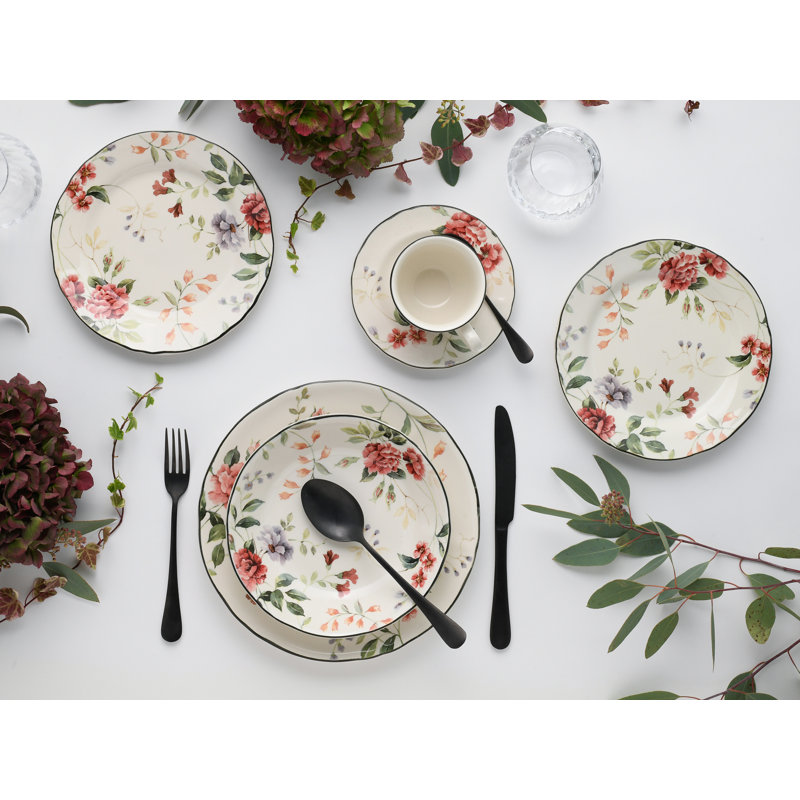 Priscilla Piece Dinnerware Set - Service for 6