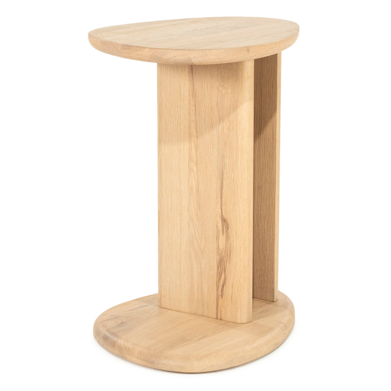 Lori Solid Wood End Table, Natural