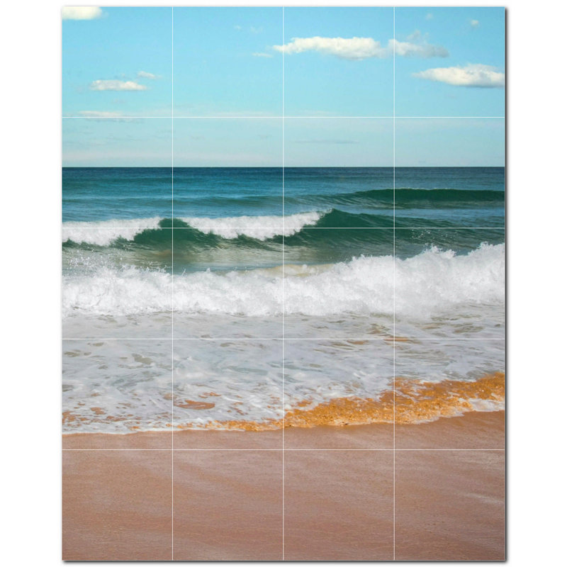 Carreau de photo murale décorative 24 po x 30 po PT501168: 6 po x 6 po (ensemble de 20)