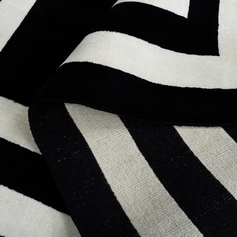 Ralph Lauren Fitzgerald Border Wool Geometric Rug, Rectangle 2' x 3'