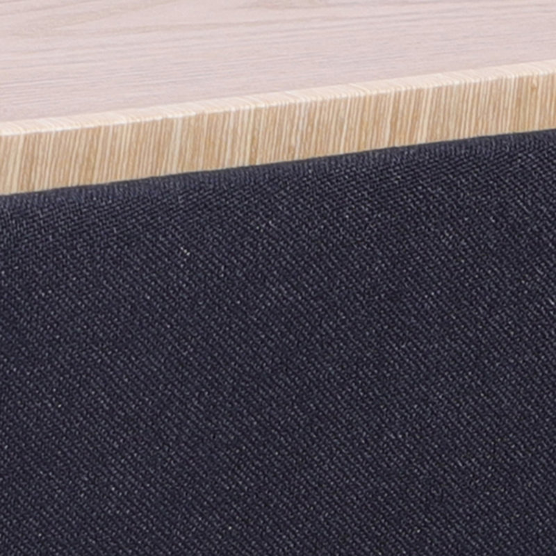 Storage Ottoman With Reversible Wooden Tray Top, Black