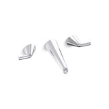 Taper™ by Bjarke Ingels Wall-Mount Sink Faucet, Lever Handles