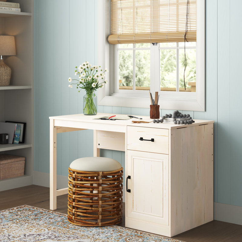 Bureau réversible 47 po Hitchin, Blanc antique