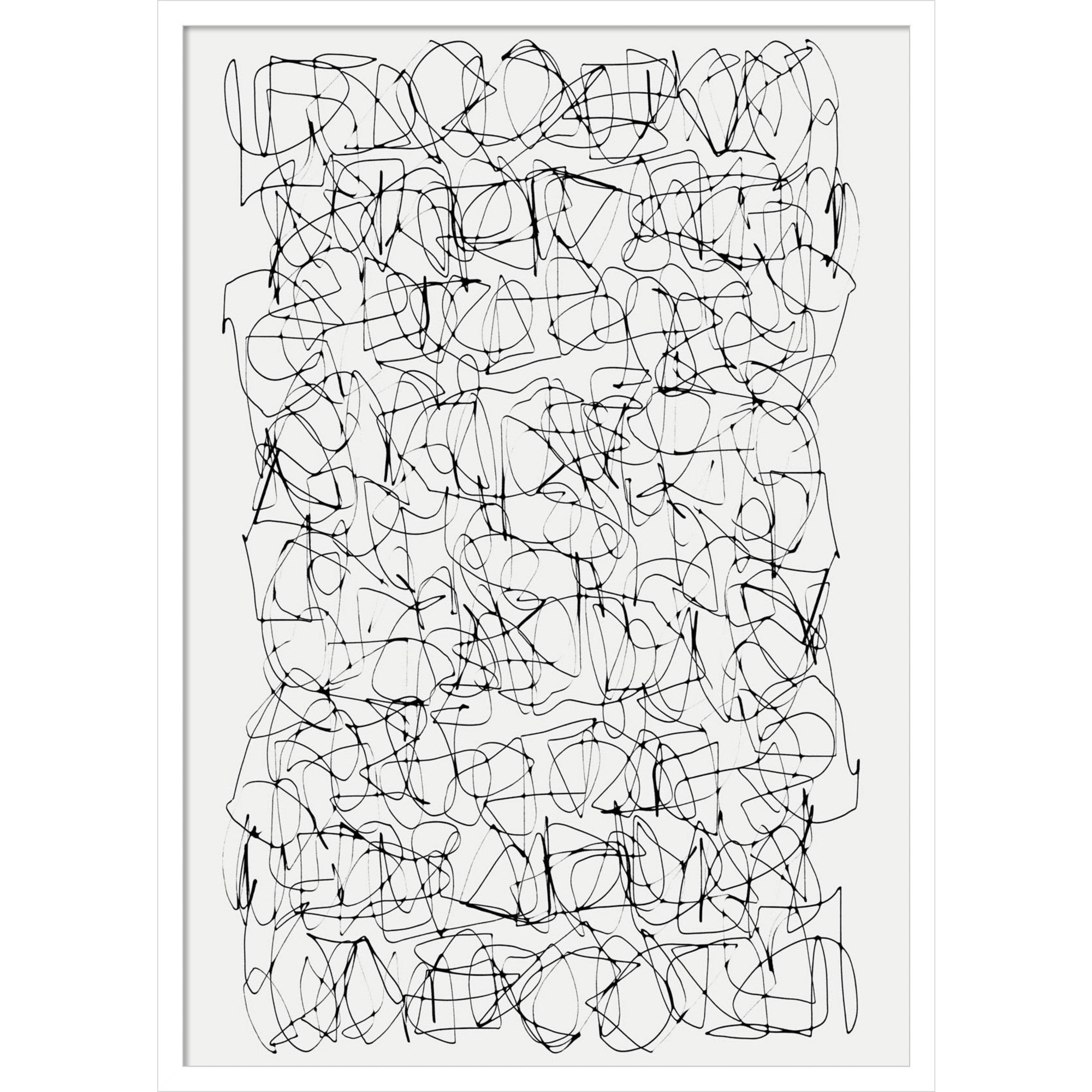 Circuitry by Dan Hobday, 33" H X 24" W, White