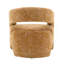 Fauteuil d'appoint en tweed orange