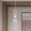 Luminaire suspendu cylindrique 1 lumière avec détails en cristal-180831351