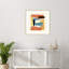 «Bright Terracotta II» par Danny Singh, impression sur bois encadrée-1881387992