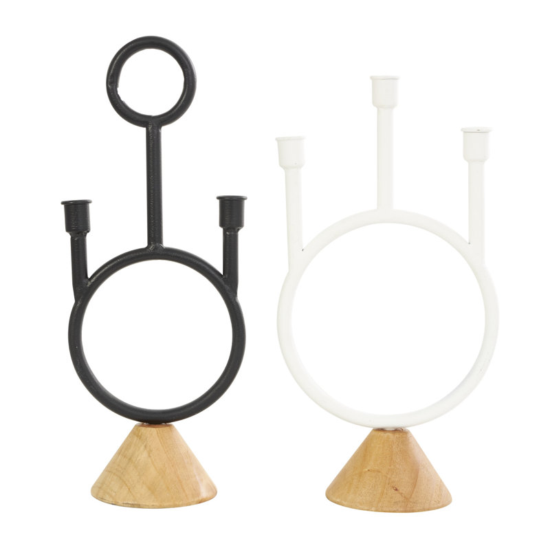 Bougeoir de table en fer