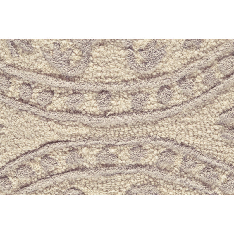 Balfour Hand Tufted Wool Geometric Indoor Rug, Rectangle 5' x 8'