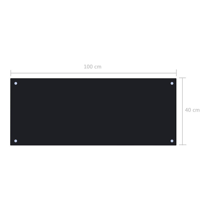Howland Glass Peel and Stick Field Tile,  40cm H x 100cm W, Grey