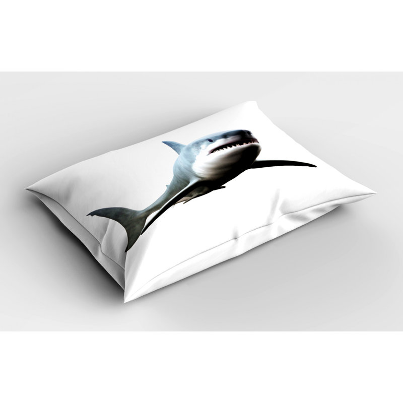 Shark Polyester Sham Set, Twin