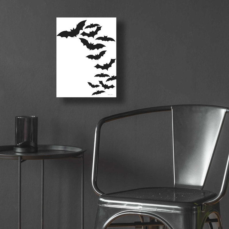 «Flock Of Bats» par Susan Ball, H 16 po x l 12 po x P 0,13 po