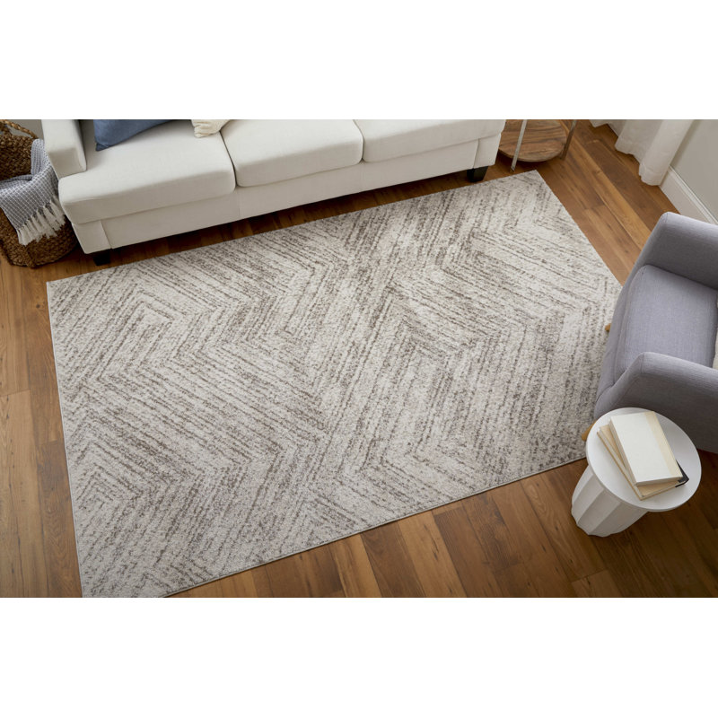 Leoner Modern Geometric, Area Rug, Runner 2'10" x 7'10"